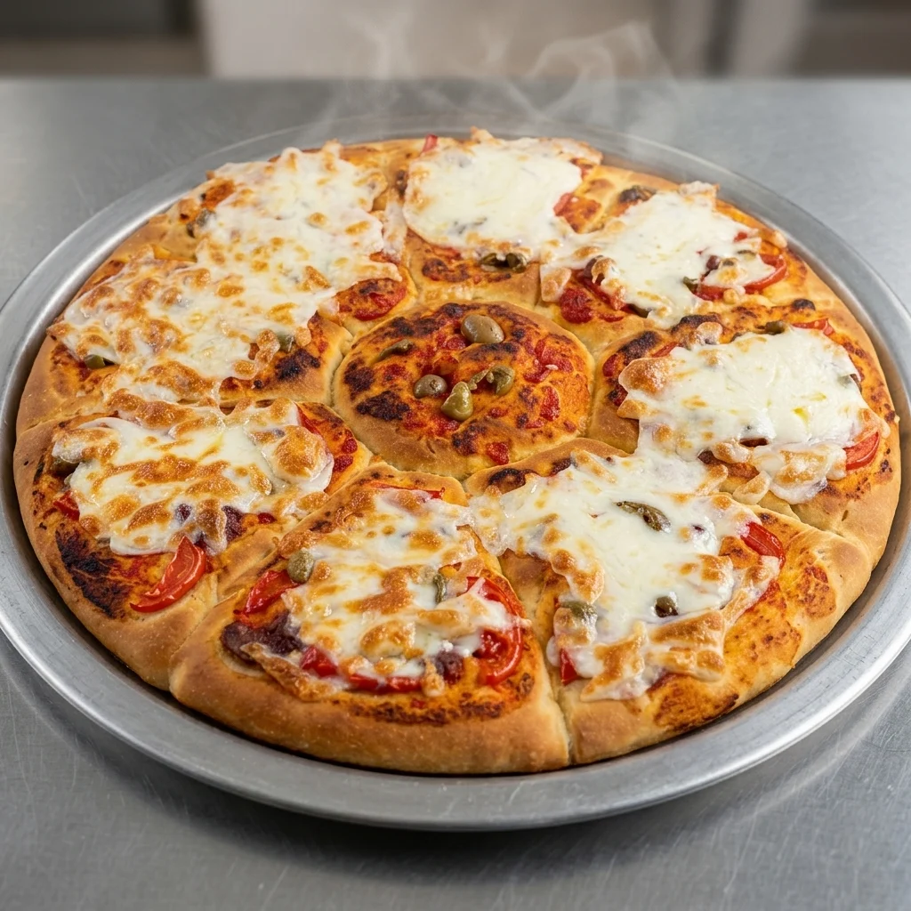 Cheese and tomato pizza — Main image